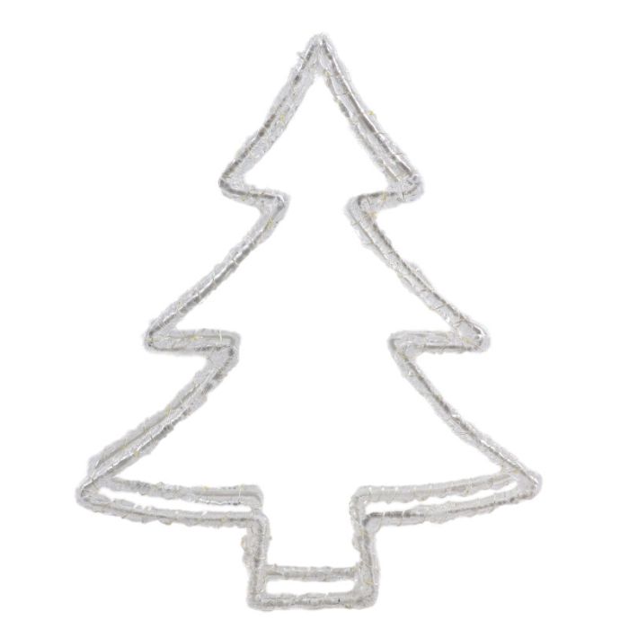 Albero di Natale a LED, 80 LED bianco caldo, IP44