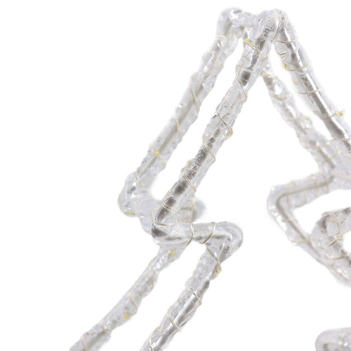 Albero di Natale a LED, 80 LED bianco caldo, IP44