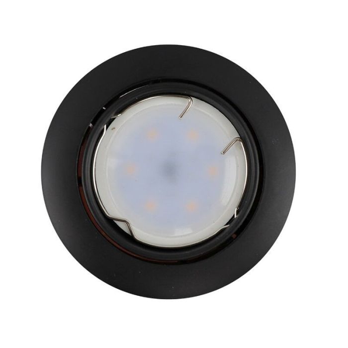 Faretto da incasso nero in alluminio, Ipsi