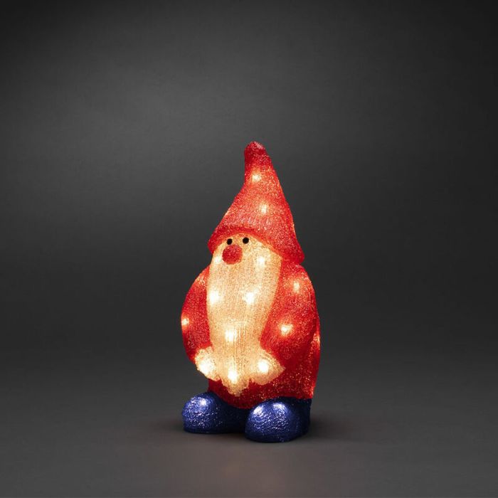 Figura di natale 3d rossa in acrilico, Kerstman, 2W, 4000K LED, IP44