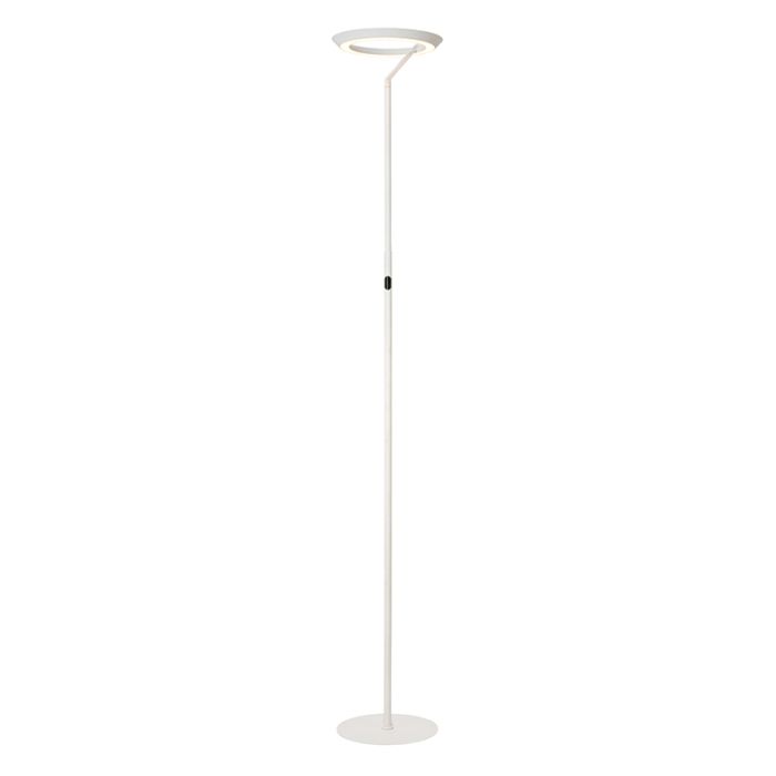 Lampada da terra moderna bianca, Celeste, 21W, 2700K LED, controllo touch