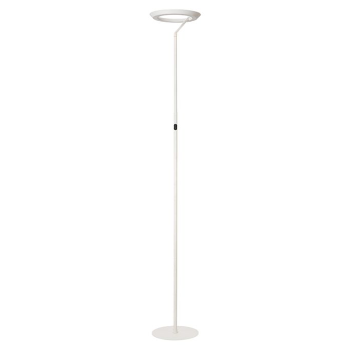 Lampada da terra moderna bianca, Celeste, 21W, 2700K LED, controllo touch