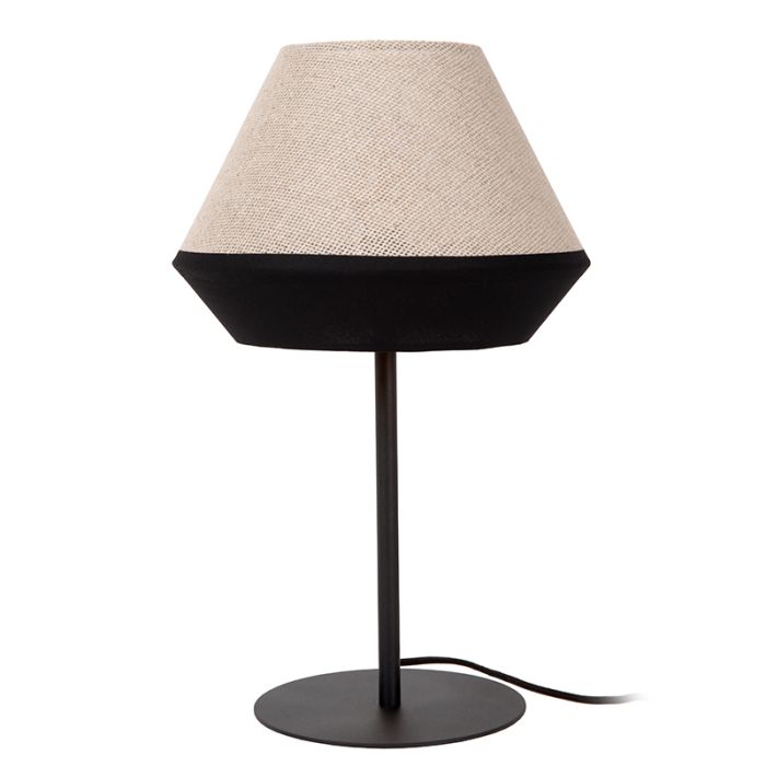 Lampada da tavolo moderna beige, Kala, con interruttore