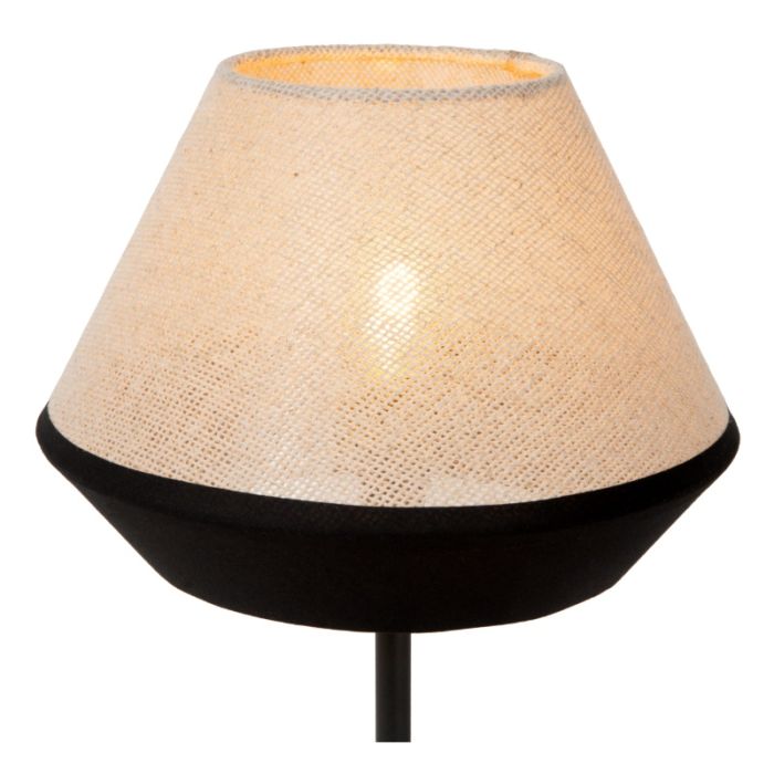 Lampada da tavolo moderna beige, Kala, con interruttore