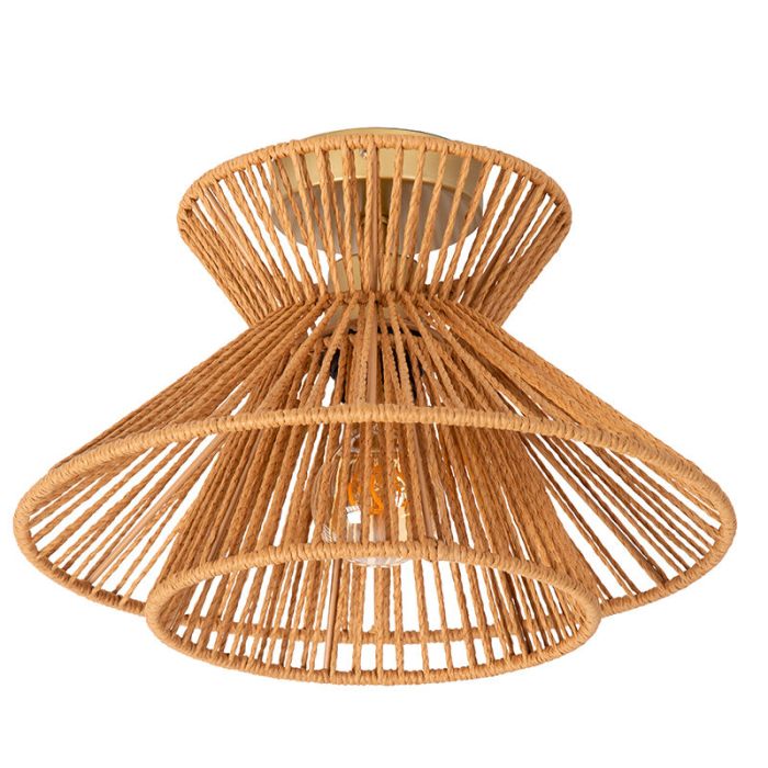 Lampada da soffitto in rattan marrone, Tasman