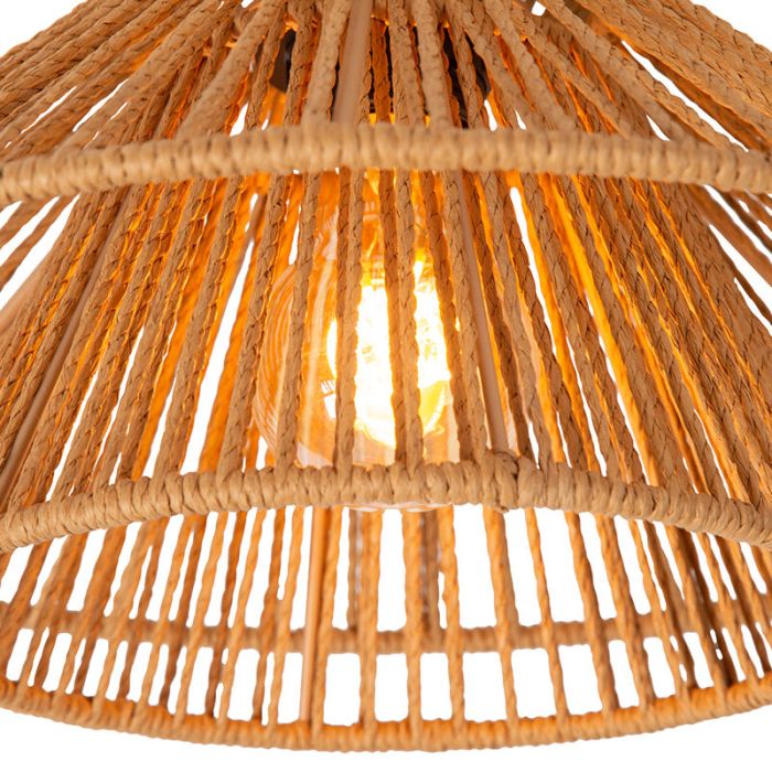 Lampada da soffitto in rattan marrone, Tasman