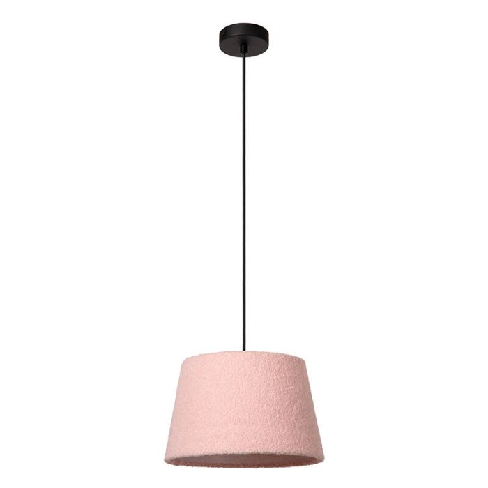 Lampada a sospensione vintage rosa, Woolly