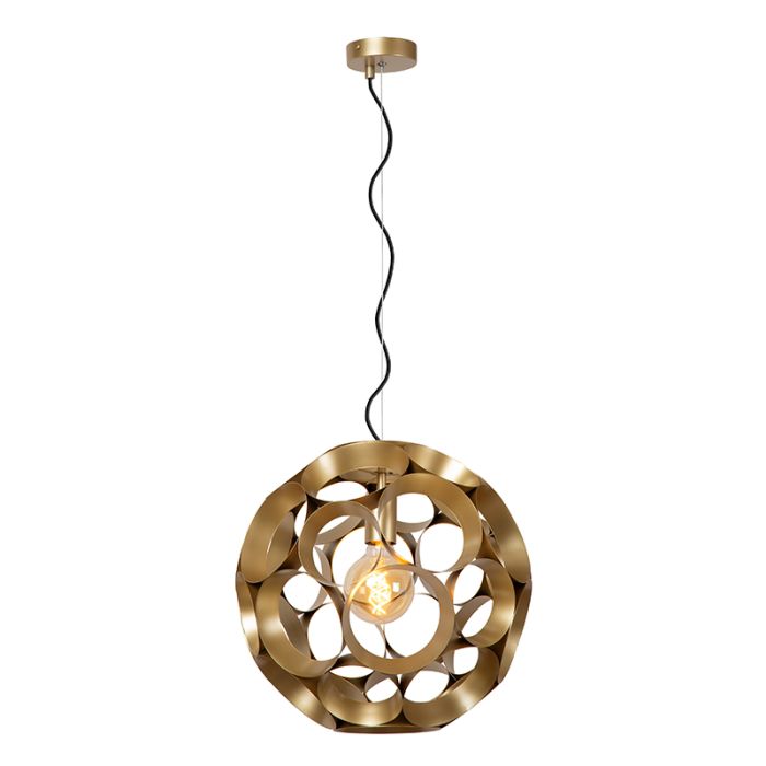 Lampada a sospensione moderna dorata, Hannelore