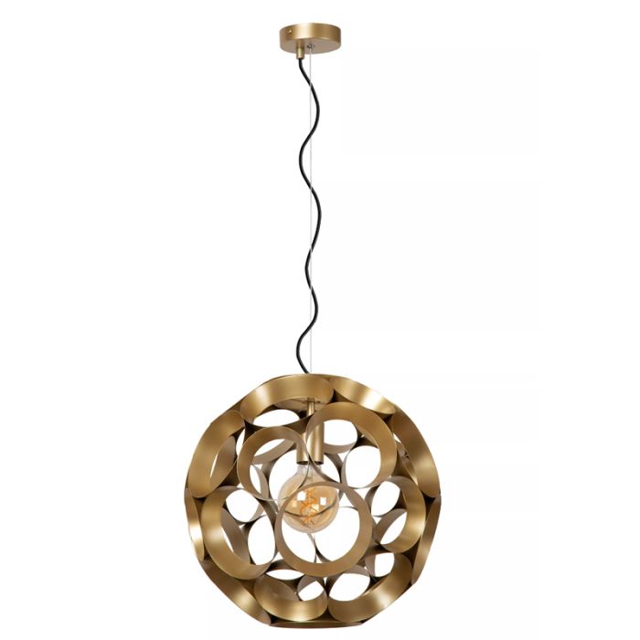 Lampada a sospensione moderna dorata, Hannelore