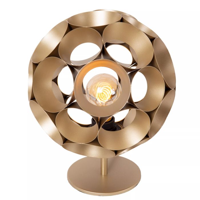 Lampada da tavolo moderna dorata, Hannelore