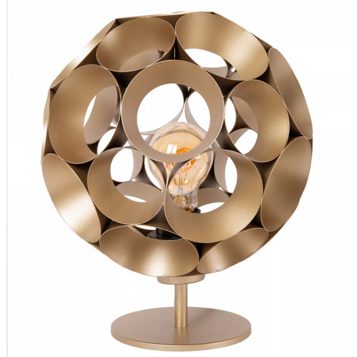 Lampada da tavolo moderna dorata, Hannelore