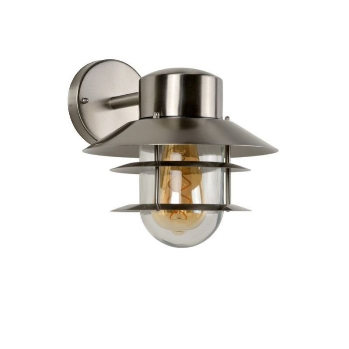 Lampada da esterno moderna cromata, Zico, IP44