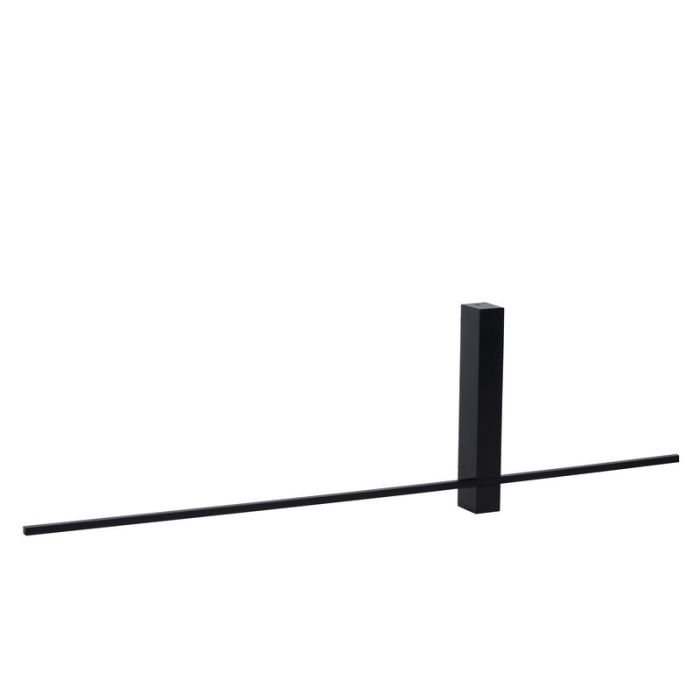 Applique da parete moderna nera, Segin, 6W, 2700K LED