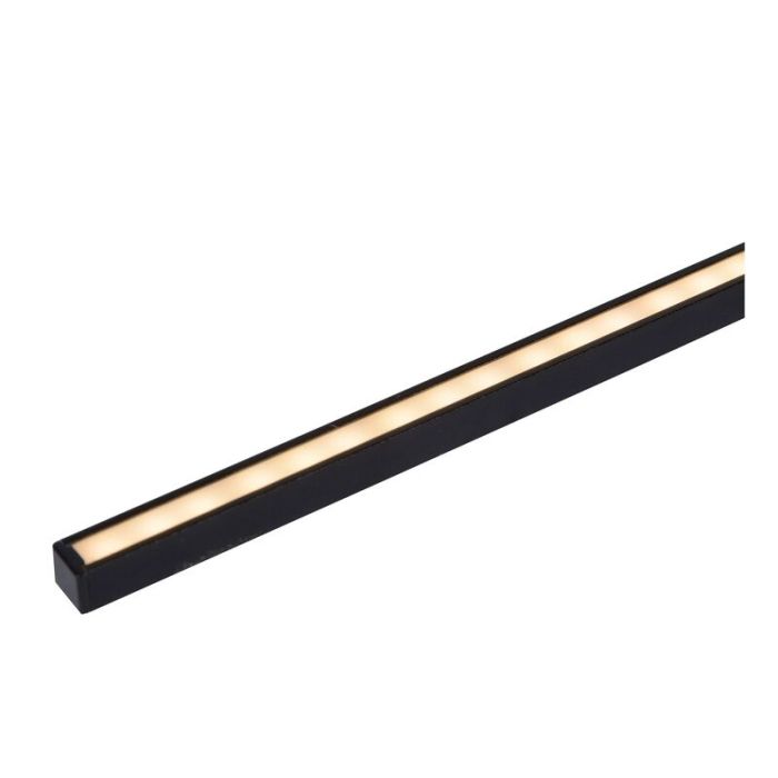 Applique da parete moderna nera, Mizar, 10W, 2700K LED, IP44