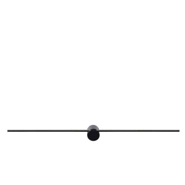 Applique da parete moderna nera, Mizar, 10W, 2700K LED, IP44