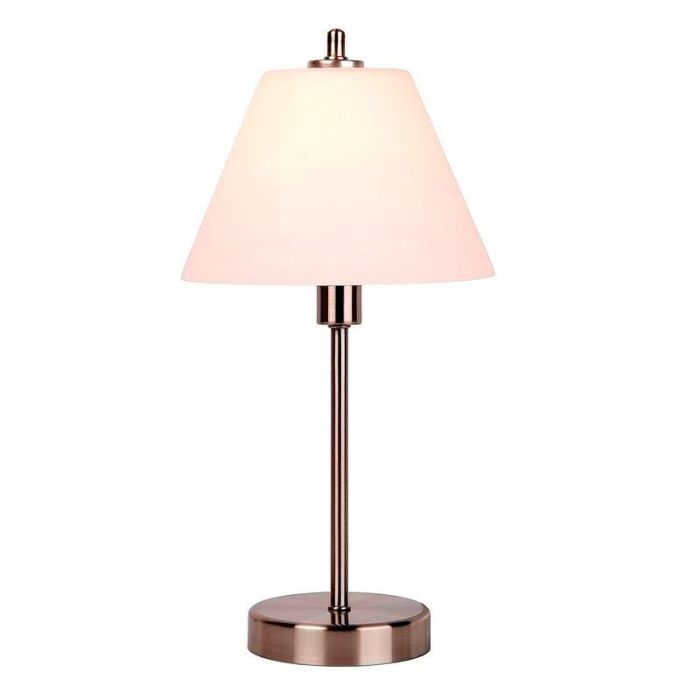 Lampada da tavolo classica cromata, Touch, controllo touch