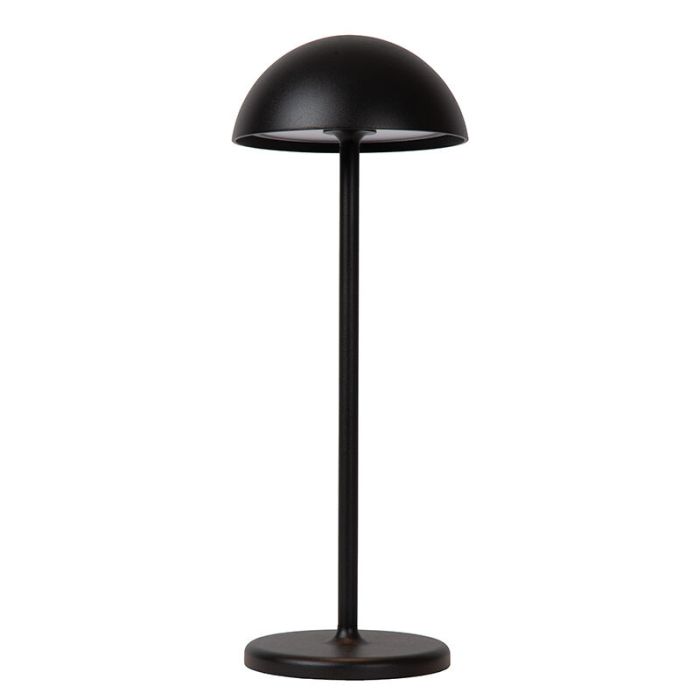 Lampada da tavolo da esterno retrò nera, Joy, 1,5W, 3000K LED, IP54, controllo touch