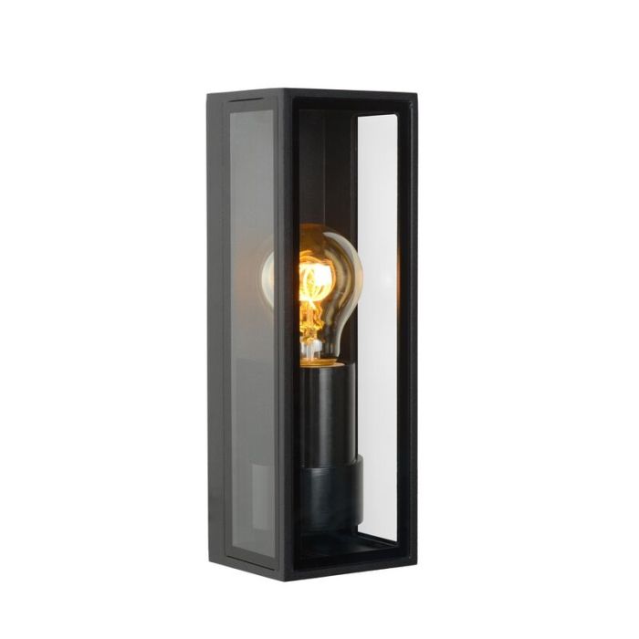 Lampada da esterno moderna nera, Dukan, IP65