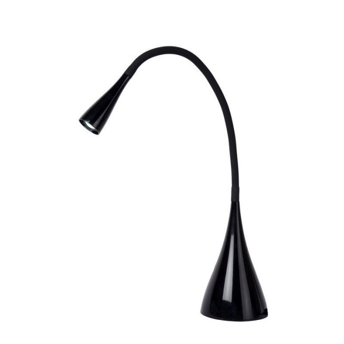 Lampada da scrivania moderna nera, Zozy, 3W, 3000K LED, controllo touch