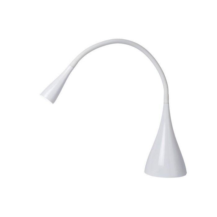 Lampada da scrivania moderna bianca, Zozy, 3W, 3000K LED, controllo touch