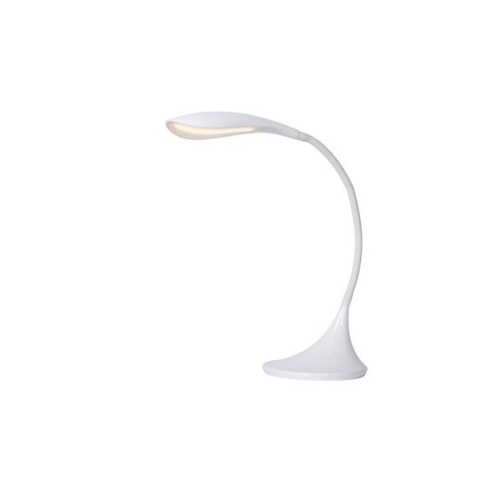 Lampada da scrivania moderna bianca, Emil, 4,5W, 3000K LED, con interruttore