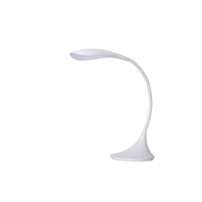 Lampada da scrivania moderna bianca, Emil, 4,5W, 3000K LED, con interruttore