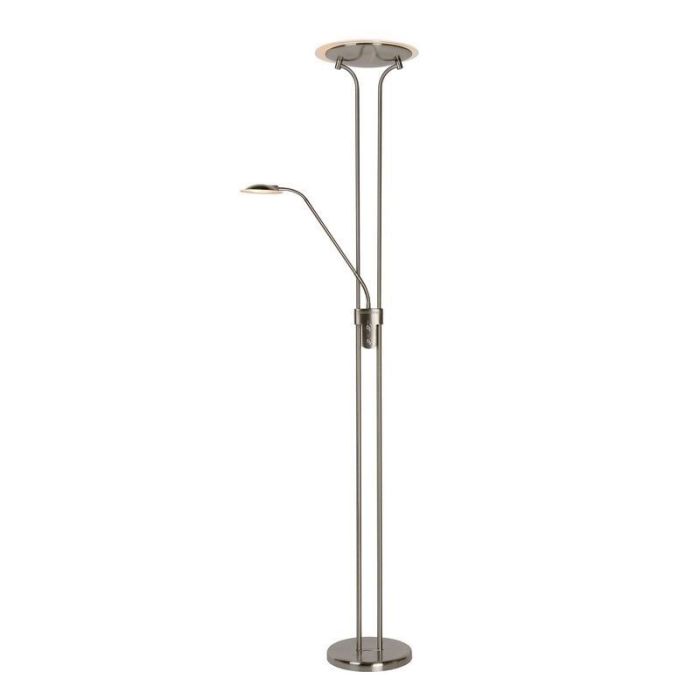 Piantana da lettura da terra moderna cromata, Champion, 20W, 3000K LED