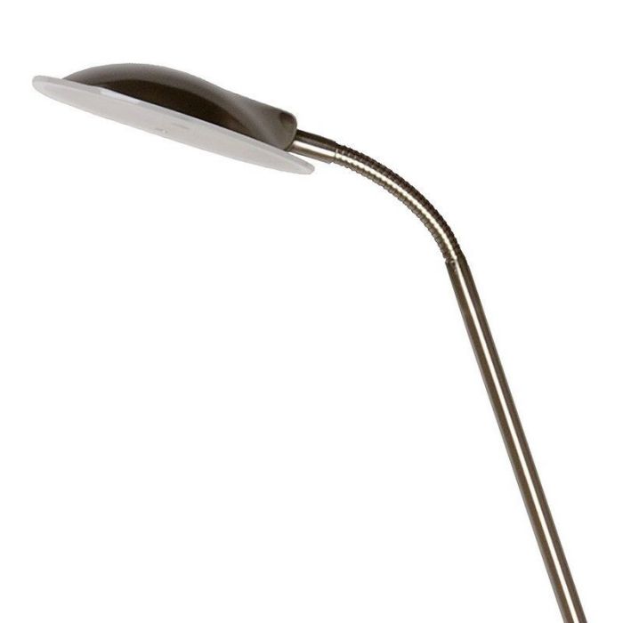 Piantana da lettura da terra moderna cromata, Champion, 20W, 3000K LED
