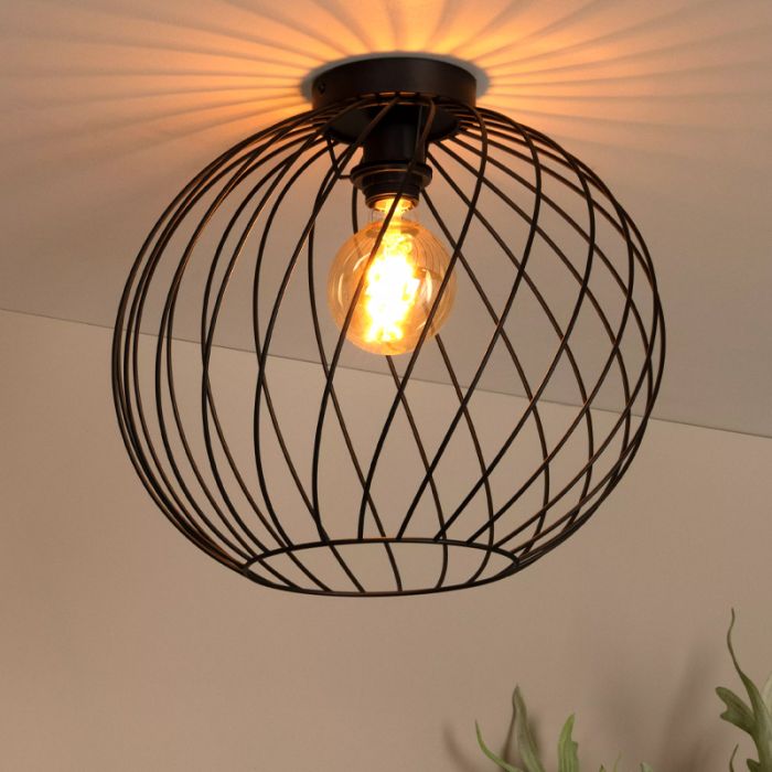 Lampada da soffitto classica nera, Danza