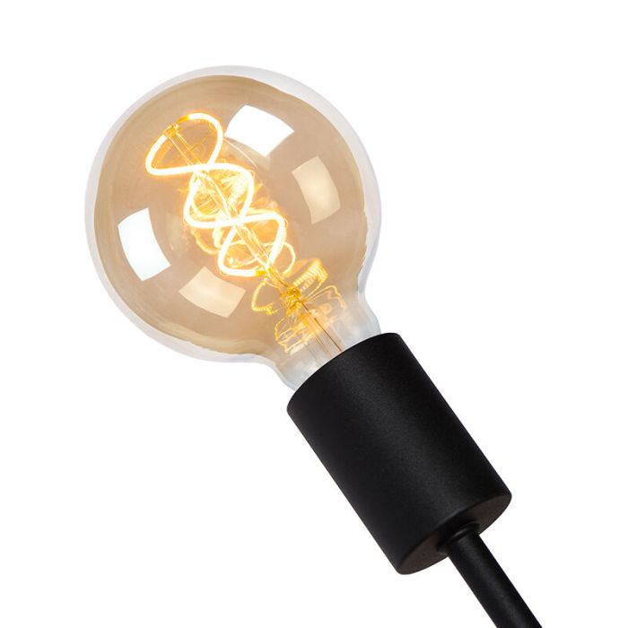 Lampada a sospensione moderna nera, Lester