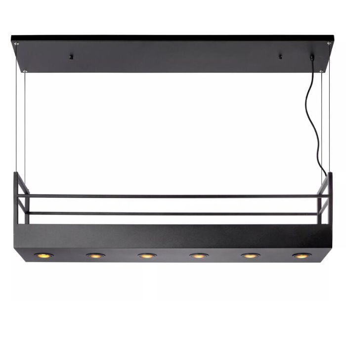 Lampada a sospensione rustica nera, Miravelle
