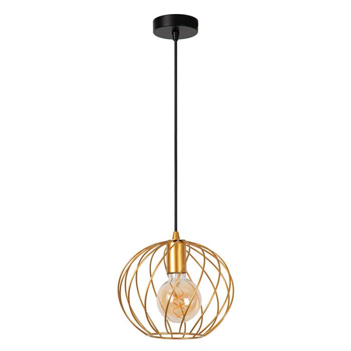 Lampada a sospensione classica in ottone, Danza
