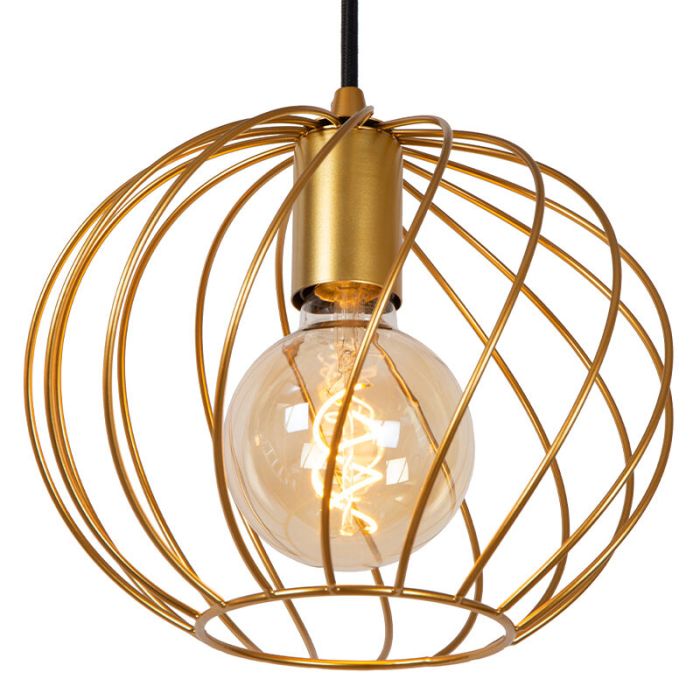 Lampada a sospensione classica in ottone, Danza