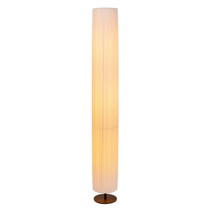 Lampada da terra moderna bianca, Fold, con interruttore