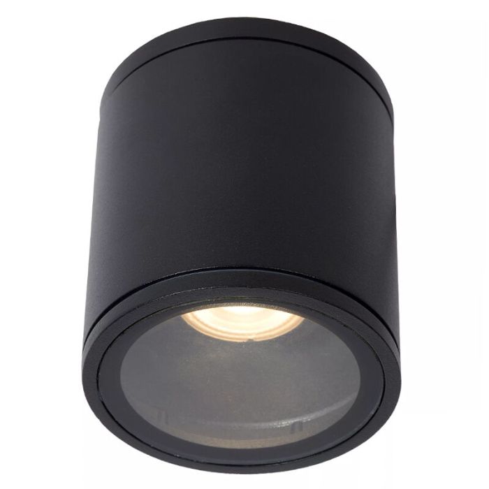 Faretto da soffitto moderno nero, Aven, IP65