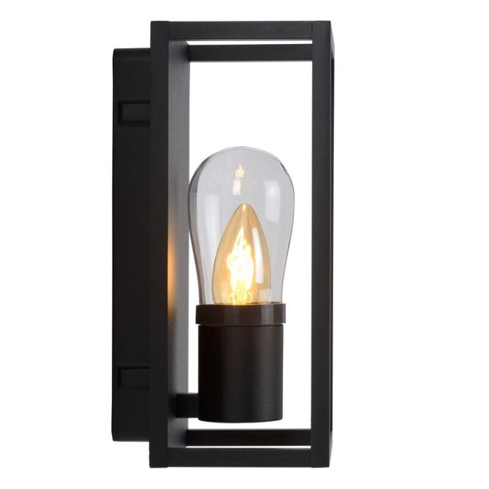 Applique da parete moderna nera, Carlyn, IP54