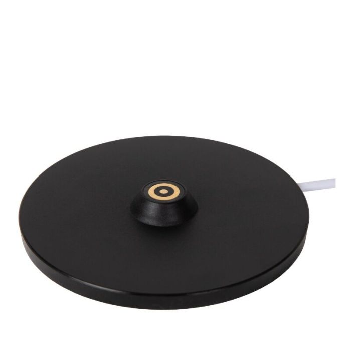 Lampada da tavolo da esterno ricaricabile moderna nera, Renee, 2,2W, 2700K LED, IP54, controllo touch