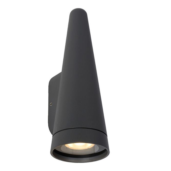 Lampada da esterno moderna antracite, Wizard, IP54