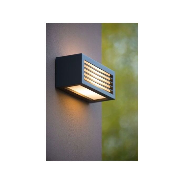 Lampada da esterno moderna antracite, Dimo, IP54
