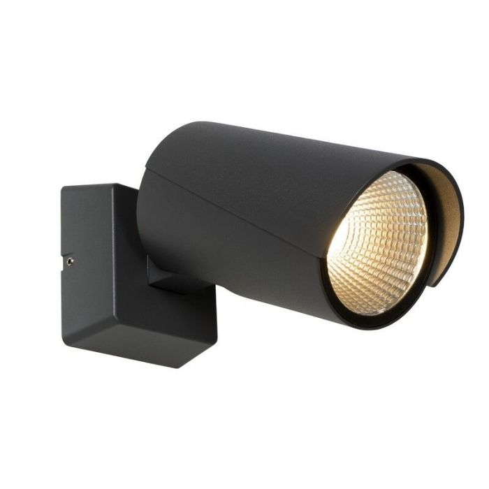 Lampada da esterno moderna antracite, Manal, 12W, 3000K LED, IP65