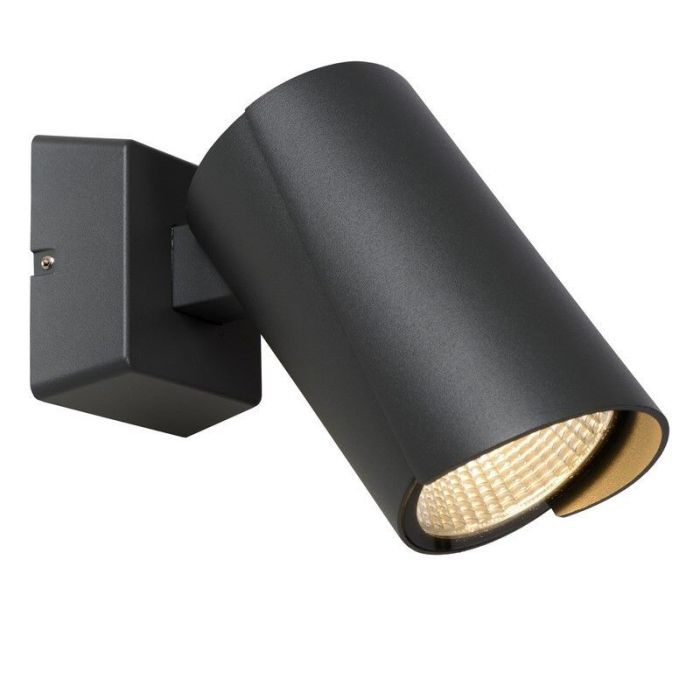 Lampada da esterno moderna antracite, Manal, 12W, 3000K LED, IP65
