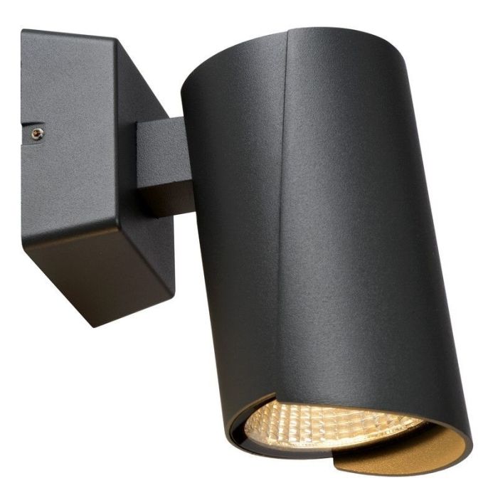 Lampada da esterno moderna antracite, Manal, 12W, 3000K LED, IP65