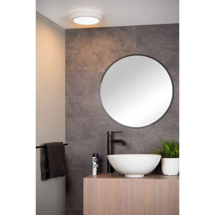 Plafoniera moderna bianca, Brice, 15W, 3000K LED, IP44