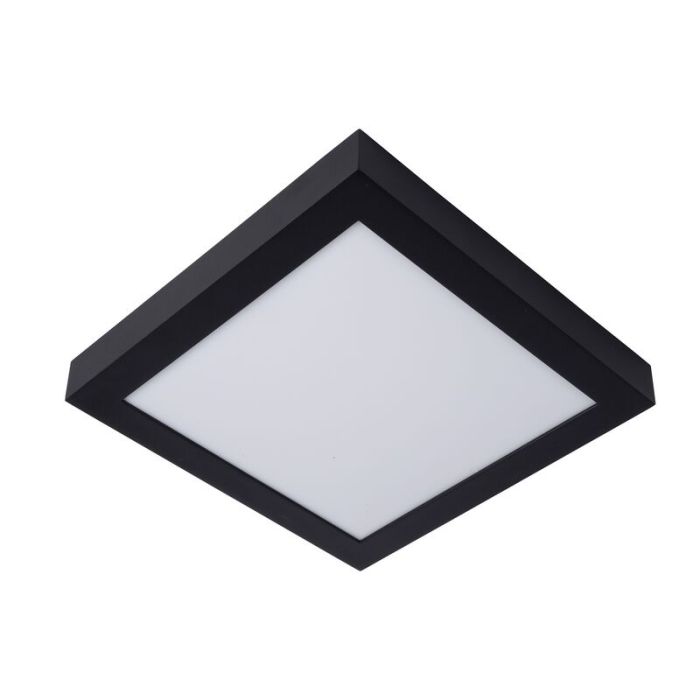 Plafoniera moderna nera, Brice, 30W, 3000K LED, IP44