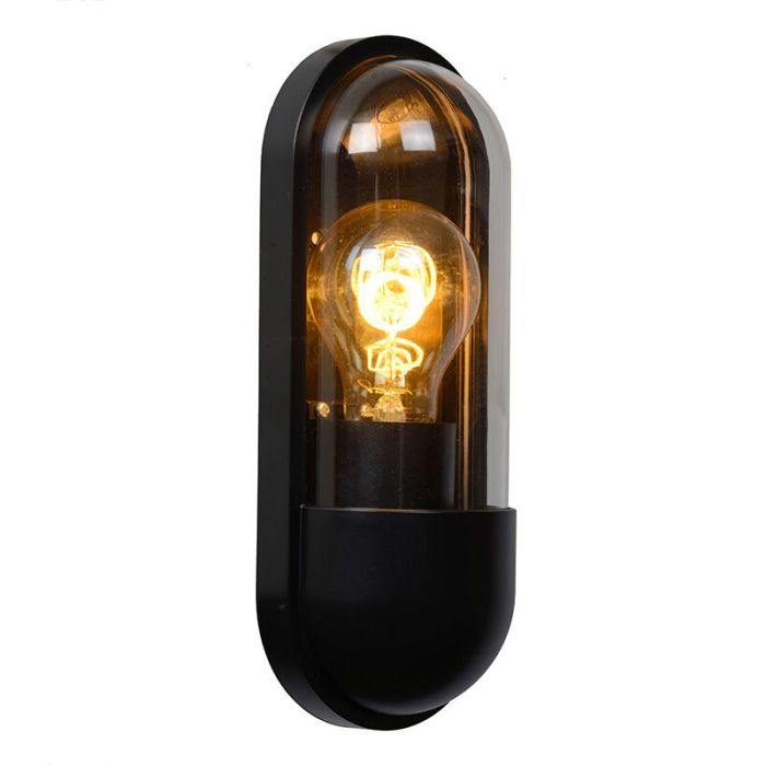 Lampada da esterno classica nera, Capsule, IP54