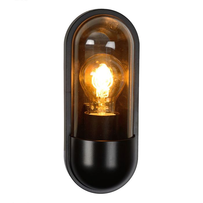 Lampada da esterno classica nera, Capsule, IP54