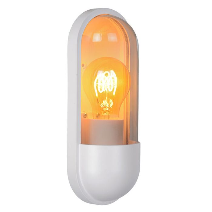 Lampada da esterno classica bianca, Capsule, IP54