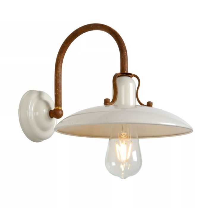 Applique da parete rustica beige, Romer
