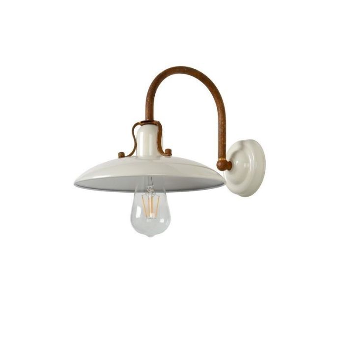 Applique da parete rustica beige, Romer