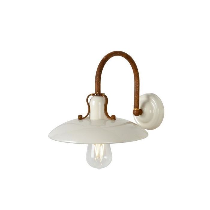 Applique da parete rustica beige, Romer